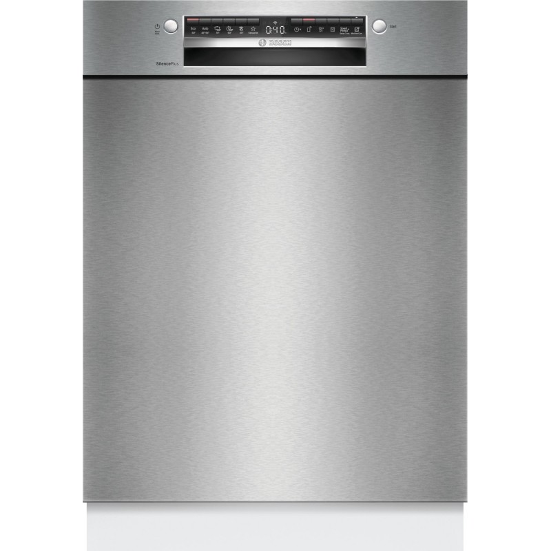 Bosch SMU4ECS28E, Série 4, Lave-vaisselle intégrable sous plan, 60 cm, Inox