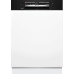 Bosch SMI4HCB07E, Serie 4, Teilintegrierter Geschirrspüler, 60 cm, Schwarz