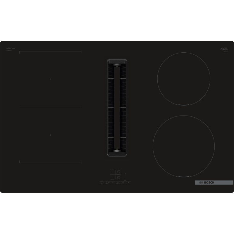 Bosch PVS801B16E, Serie 4, Induktions Kochfeld mit integriertem Dunstabzug, 80 cm, flächenbündig