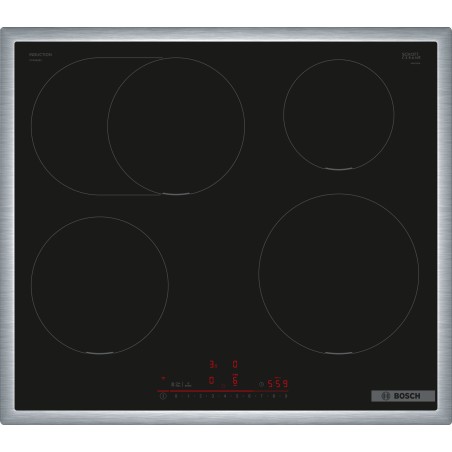 Bosch PIF645HB1E, Série 6, Table de cuisson à induction, 60 cm, avec cadre