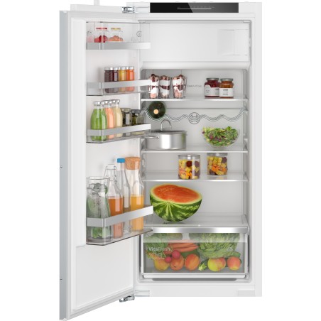 Bosch KIL42ACD1H, Serie 6, Einbau-Kühlschrank mit Gefrierfach, 122.5 x 56 cm, Flachscharnier mit Softeinzug, links