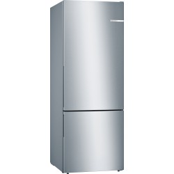 Bosch KGV58VLEAS, Serie 4, Freistehende Kühl-Gefrier-Kombination, 191 x 70 cm, Edelstahl-Optik