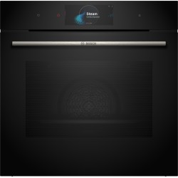 Bosch HSG7584B1, Série 8, Four vapeur encastrable, 60 x 60 cm, Noir