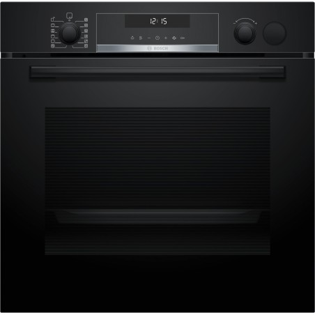 Bosch HRG578CB7, Serie 6, Einbau-Backofen mit Dampfunterstützung, 60 x 60 cm, Schwarz