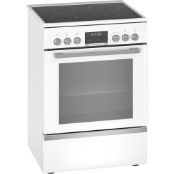 Bosch HKS79R220, Serie 6, Freistehener Elektroherd, Weiss