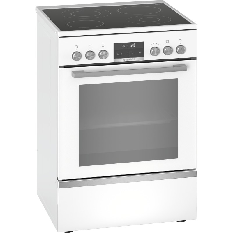 Bosch HKS79R220, Série 6, Cuisinière indépendante électrique, Blanc