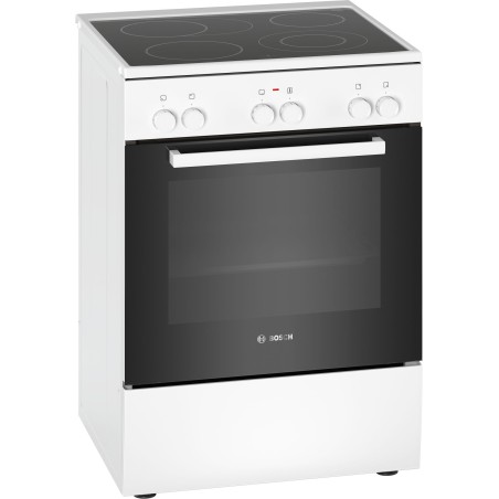 Bosch HKA090220, Série 2, Cuisinière indépendante électrique, Blanc