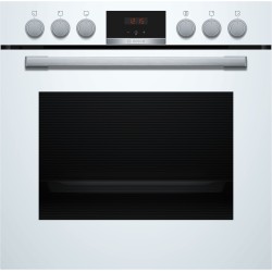 Bosch HEA513BW3, Série 4, Cuisinière encastrable, 60 x 60 cm, Blanc