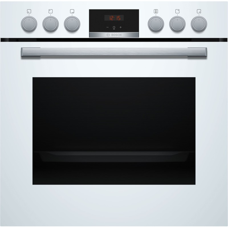 Bosch HEA513BW3, Série 4, Cuisinière encastrable, 60 x 60 cm, Blanc