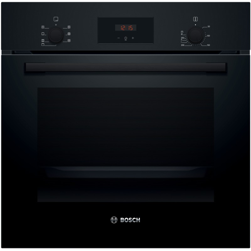 Bosch HBF133BA1, Bosch, Serie 2, Einbau-Backofen, 60 x 60 cm, Schwarz