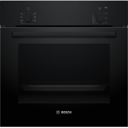 Bosch HBF010BA1, Bosch, Serie 2, Einbau-Backofen, 60 x 60 cm, Schwarz