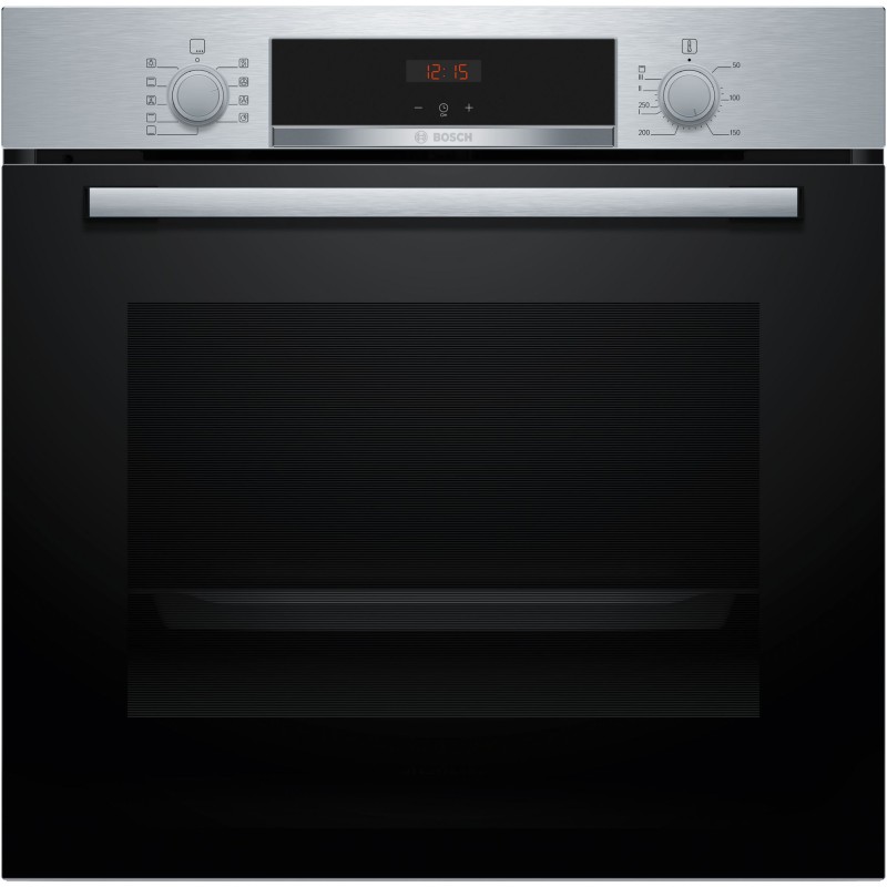 Bosch HBA514BS3, Serie 4, Einbau-Backofen, 60 x 60 cm, Edelstahl