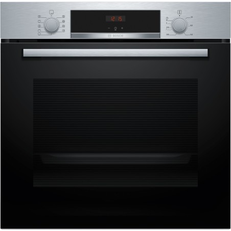 Bosch HBA514BS3, Serie 4, Einbau-Backofen, 60 x 60 cm, Edelstahl