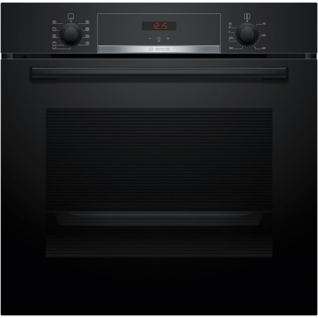Bosch HBA514BB3, Serie 4, Einbau-Backofen, 60 x 60 cm, Schwarz