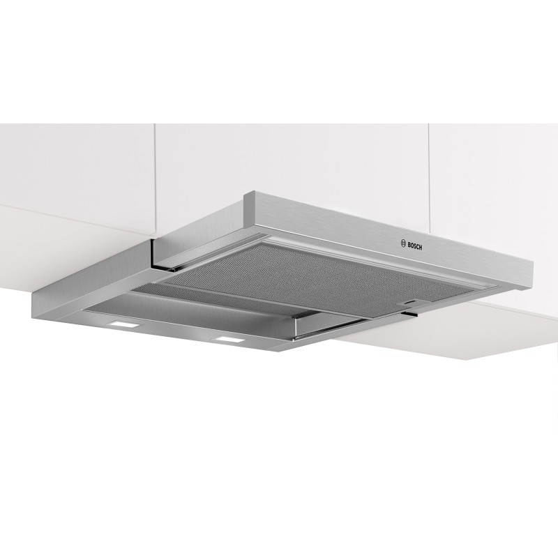 Bosch DFR067T51, Série 6, Hotte télescopique, 60 cm, Acier inoxydable, bandeau frontal en option