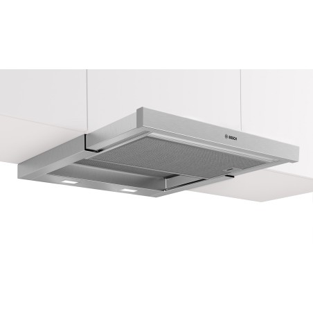 Bosch DFR067T51, Série 6, Hotte télescopique, 60 cm, Acier inoxydable, bandeau frontal en option