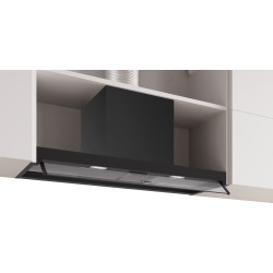 Bosch DBB95CC60, Serie 4, Integrierte Designhaube, 90 cm, Klarglas, Mattschwarz