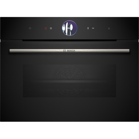 Bosch CSG7361B1, Série 8, Four vapeur compact encastrable, 60 x 45 cm, Noir