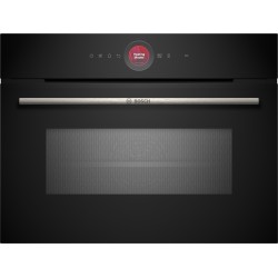 Bosch CMG7241B1, Serie 8, Einbau-Kompaktbackofen mit Mikrowellenfunktion, 60 x 45 cm, Schwarz