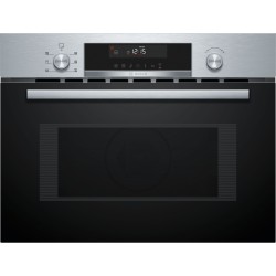 Bosch CMA585GS1, Serie 6, Einbau Mikrowelle mit Heissluft, 60 x 45 cm, Edelstahl