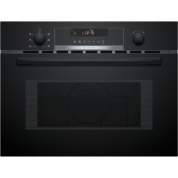 Bosch CMA585GB1, Serie 6, Einbau Mikrowelle mit Heissluft, 60 x 45 cm, Schwarz