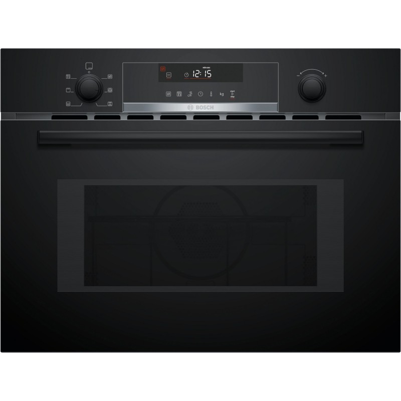 Bosch CMA585GB1, Serie 6, Einbau Mikrowelle mit Heissluft, 60 x 45 cm, Schwarz