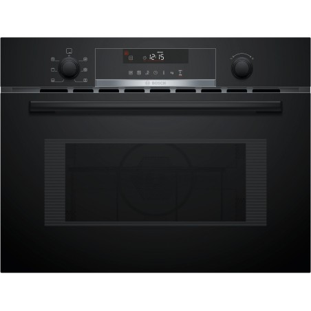 Bosch CMA585GB1, Serie 6, Einbau Mikrowelle mit Heissluft, 60 x 45 cm, Schwarz