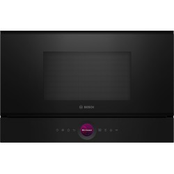 Bosch BFL7221B1, Série 8, Micro-ondes encastrable, Noir