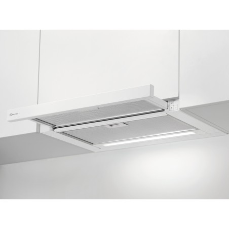 Electrolux DAK6036WE, Hotte à visière plate en verre