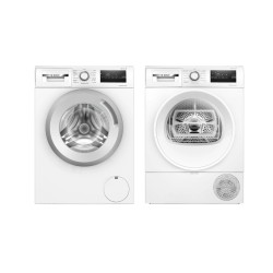 Bosch Set de lavage : Lave-linge WAN2827U + Sèche-linge WTH8520M