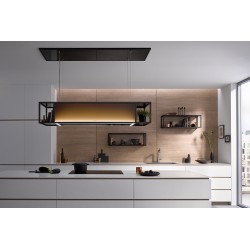 Berbel BIH 140 SKF schwarz Permalyt, Deckenlifthaube Skyline Frame mit Rahmen Umluft (7630019826549)