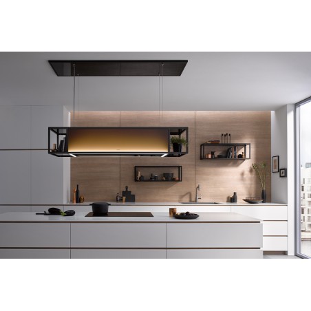 Berbel BIH 140 SKF schwarz Permalyt, Deckenlifthaube Skyline Frame mit Rahmen Umluft (7630019826549)