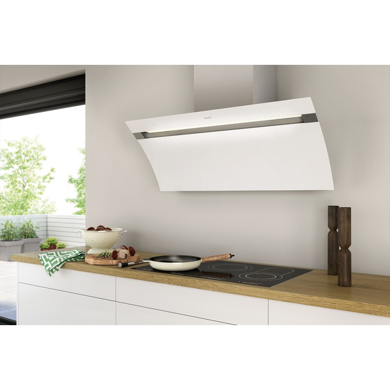 Berbel BKH 90 GL-2, Glas weiss Umluft Permalyt, Kopffreihaube Glassline (4011574-510)