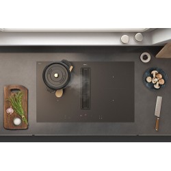 Wesco WKA 83 Piana Plus Umluft mit Aktivkohle, Kochfeldabsaugung Lava Matt Umluft (7630019830409)