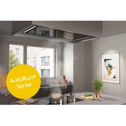 Wesco EVRE-L Alto 100 Noir Abluft, Deckenhaube mit Licht (4013731-021)