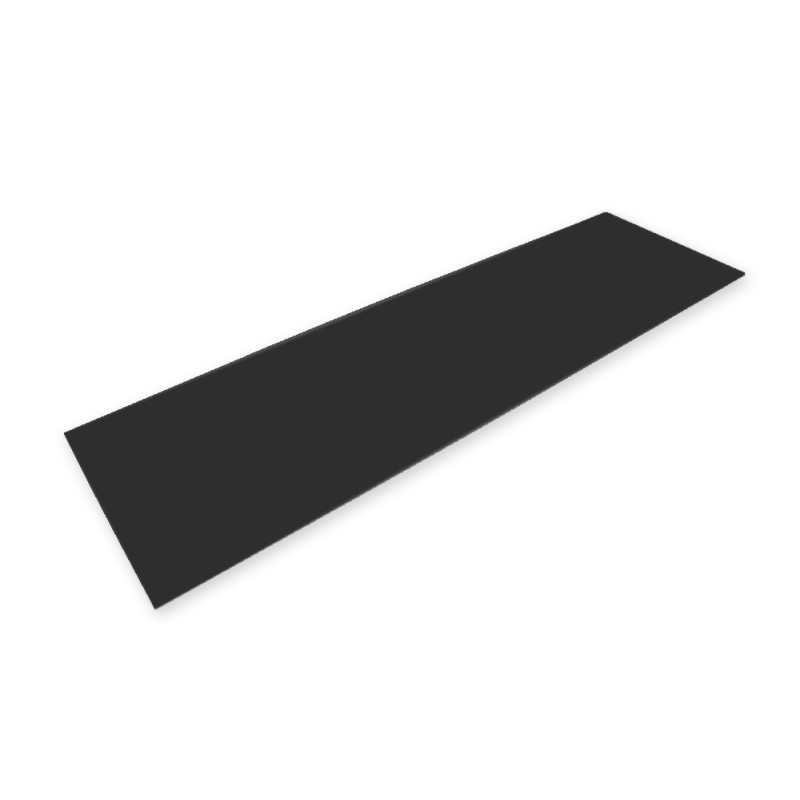 Abdeckung Lüftereinheit Kunststoff schwarz, 1000x291x3 mm (4013895)