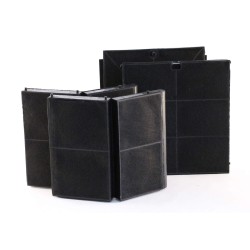 Wesco Aktivkohlefilter AE/AME, Set à 4 Stk. (2x 233x192 /1x 230x212 /1x 246x230) (4008502)