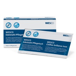 Wesco Edelstahl-Pflegetuch 10er Packung, (4008136)