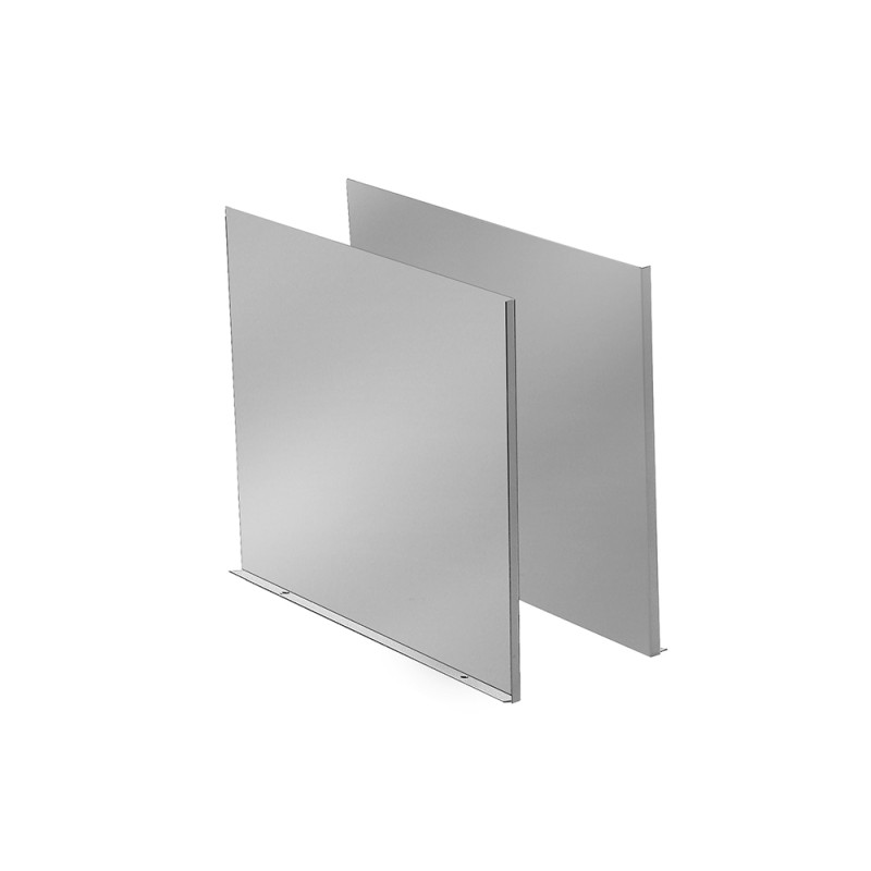 Wesco Oberbausichtseite 350 x 260 mm Edelstahl, ( 1x links und 1x rechts) (4007030)