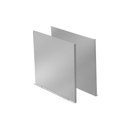 Wesco Oberbausichtseite 350 x 260 mm Edelstahl, ( 1x links und 1x rechts) (4007030)