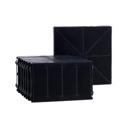Wesco Aktivkohlefilter ASE kurz, Set à 8+1 Stk. (8x 207x126mm / 1x 235x235mm) (4004528)