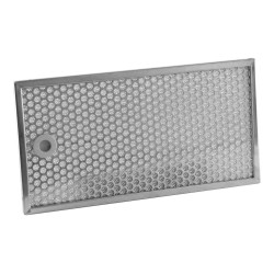 Wesco Fettfilter 318 x 169 x 9 mm, Alu, Griff kurze Seite mit Lochblech (4000667)